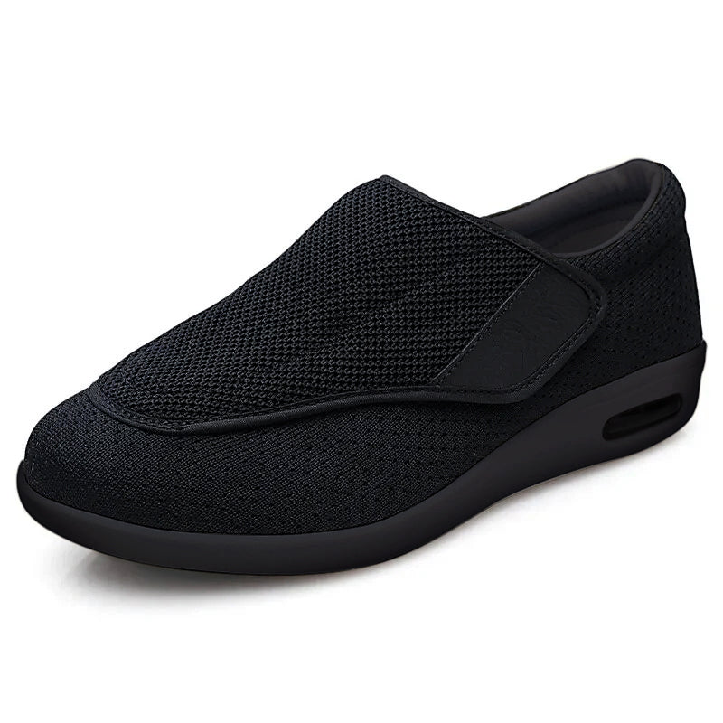 All Black - Wide Comfort Shoes (2 Pairs for $99)