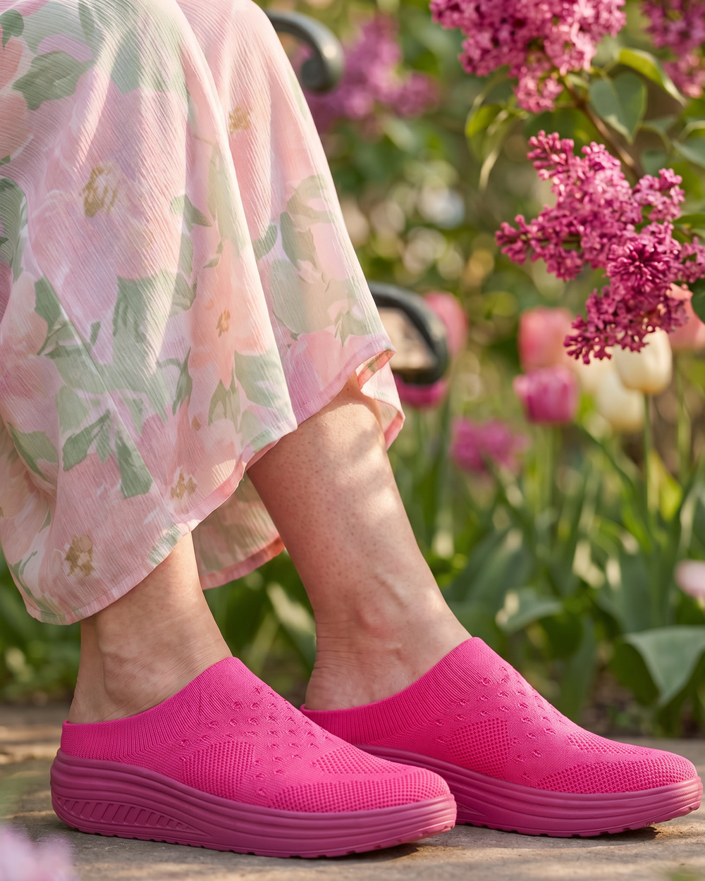 Comfortable summer shoes for swollen feet